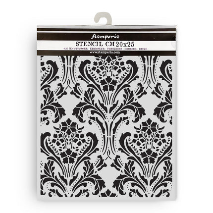 Thick stencil cm 20X25 - Quiet Days baroque tapestry