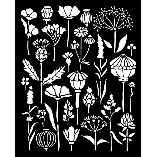 Thick stencil cm 20X25 - Herbarium Silvae Herbarium