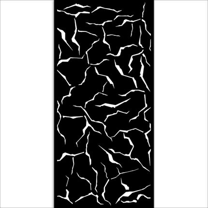 Thick stencil cm 12X25 - Golden Harmony crackle