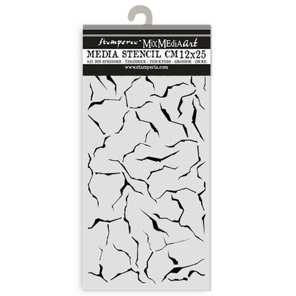 Thick stencil cm 12X25 - Golden Harmony crackle