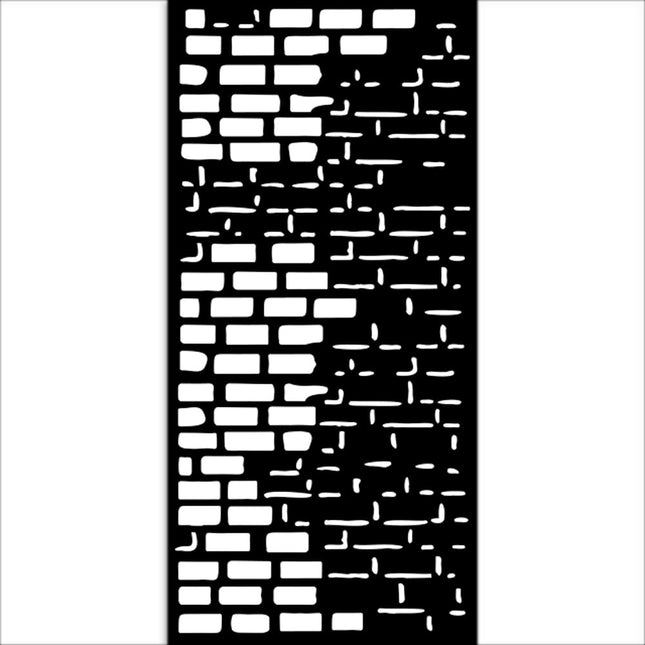 Thick stencil cm 12X25 - Art of Travelling bricks
