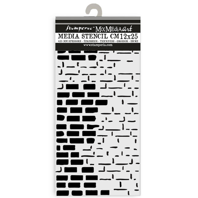Thick stencil cm 12X25 - Art of Travelling bricks