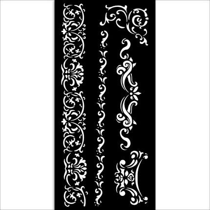 Thick stencil cm 12X25 - Venice City of Art borders