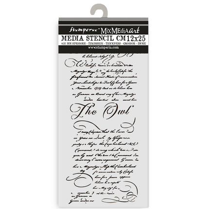 Thick stencil cm 12X25 - The Owl's House letter