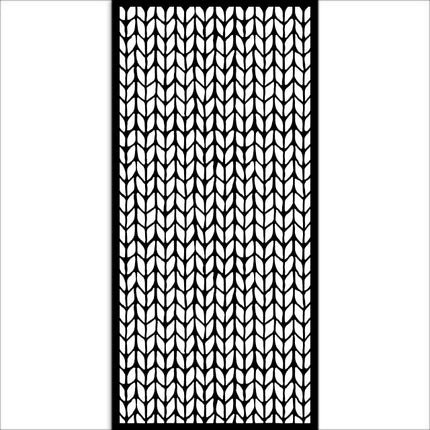 Thick stencil cm 12X25 - Whispering woods knitting pattern