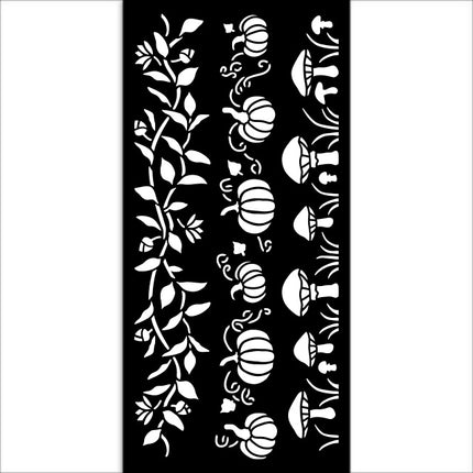 Thick stencil cm 12X25 - Whispering woods 3 stripes
