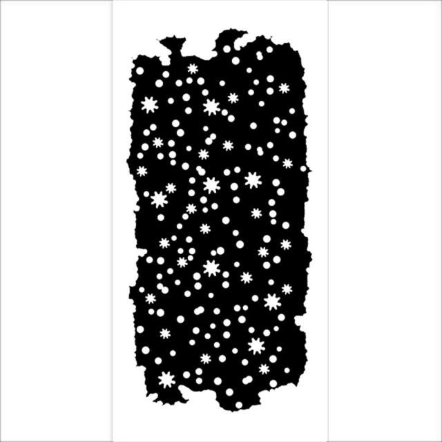 Thick stencil cm 12X25 - Little dots