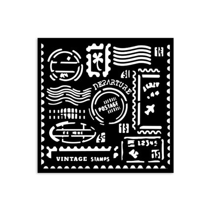 Thick stencil cm 12X12 - Art of Travelling stamps
