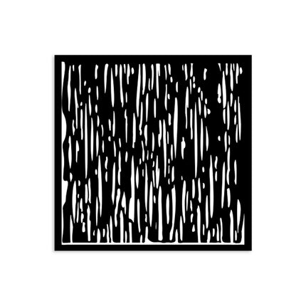 Thick stencil cm 12X12 - Lines pattern