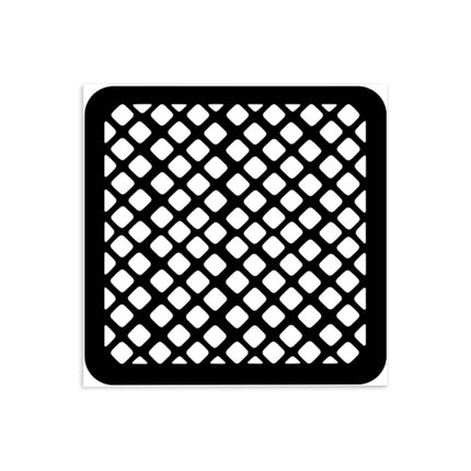 Thick stencil cm 12X12 - Candy Christmas waffle pattern