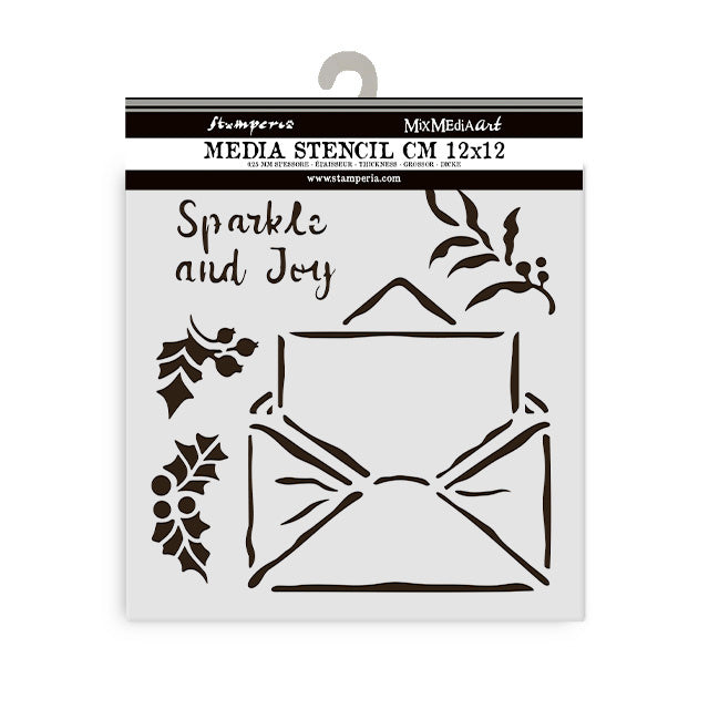 Thick stencil cm 12X12 - The Owl's House letter