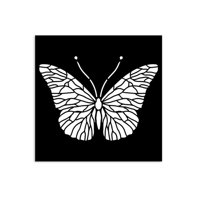 Thick stencil cm 12X12 - Quiet Days butterfly