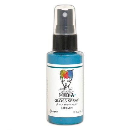 Ranger • Dina Wakley media gloss spray Ocean