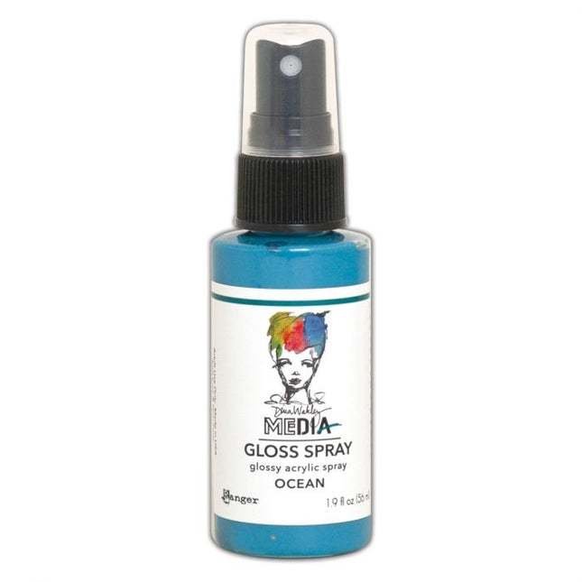 Ranger • Dina Wakley media gloss spray Ocean
