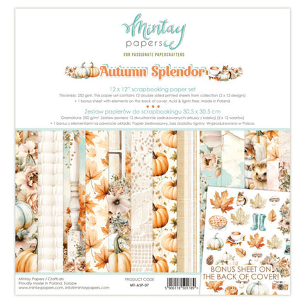 12 X 12 PAPER SET - AUTUMN SPLENDOR