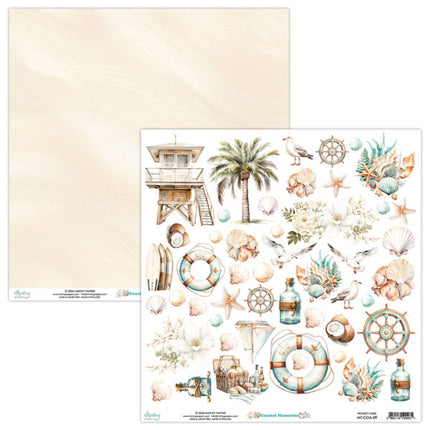 Mintay papers - Coastal Memories -Elements Paper (12'x12")