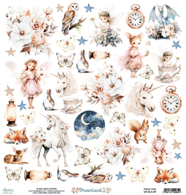 Mintay papers - Dreamland - Elements Paper (12'x12")