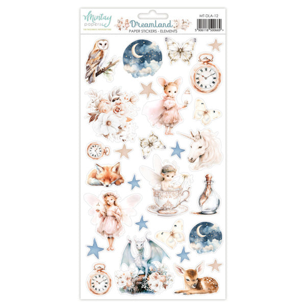 Mintay papers - Dreamland - Paper Stickers - Elements (6"x12")