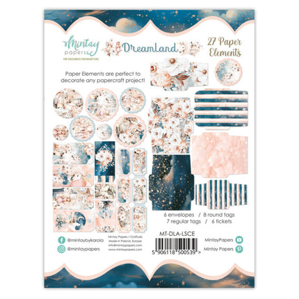 Mintay papers - Dreamland -  Paper Elements (27pcs)
