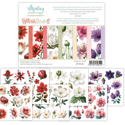 Mintay Papers - Flora 6 - Elements for precise Cutting - (6"x8")