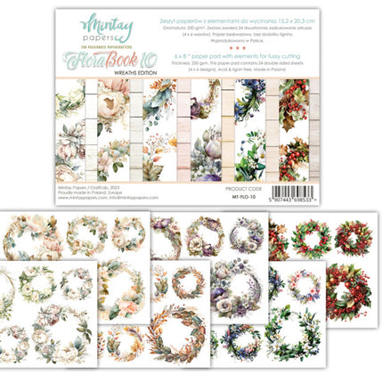 Mintay Papers - Flora 10 - Elements for precise Cutting - (6"x8")