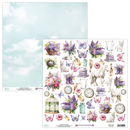Mintay papers - Lilac Garden - Elements Paper (12'x12")