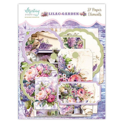 Mintay papers -  Lilac Garden - Paper Elements (27pcs)