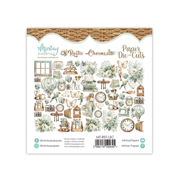 Mintay papers - Rustic Charms - Paper Die-Cuts (60pcs)
