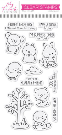 My Favorite Things Kiwi Critters Clear Stamps