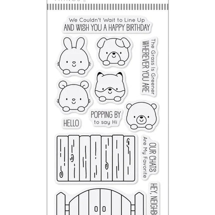 My Favorite Things Peeking Pals Clear Stamps