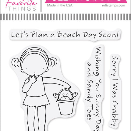 My Favorite Things Sunny Days and Sandy Toes Clear Stamps