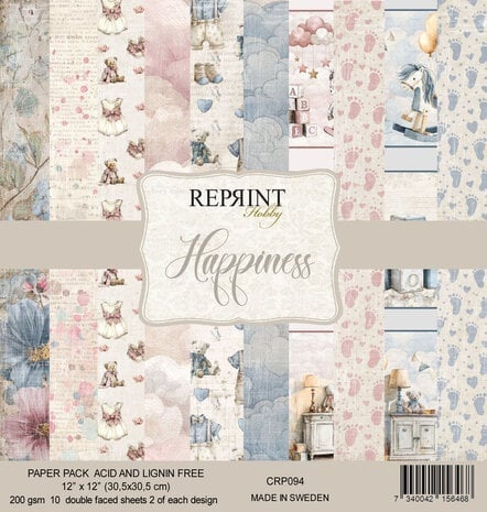 Happiness 12x12 Inch Paper Pack (CRP094)