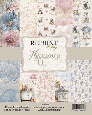 Happiness 6x6 Inch Paper Pack (RPP112)