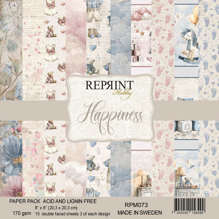 Happiness 8x8 Inch Paper Pack (RPM073)
