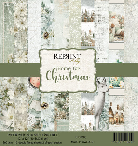 Home For Christmas 12x12 Inch Paper Pack (CRP093)