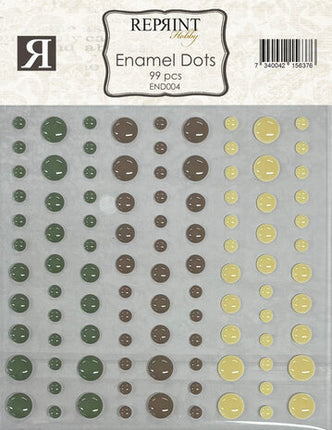 Home For Christmas Enamel Dost (99pcs) (END004)