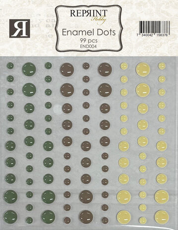 Home For Christmas Enamel Dost (99pcs) (END004)