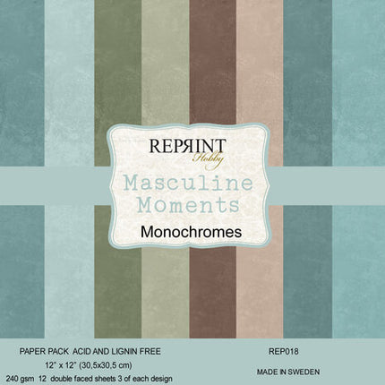 Masculine Moments 12x12 Inch Cardstock (REP018)