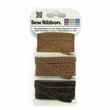 We R Memory Keepers • Sew Ribbon ribbonset 5,5m Chocolate