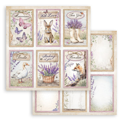 Dubbelzijdig Scrapbook Papier - Lavender 6 cards