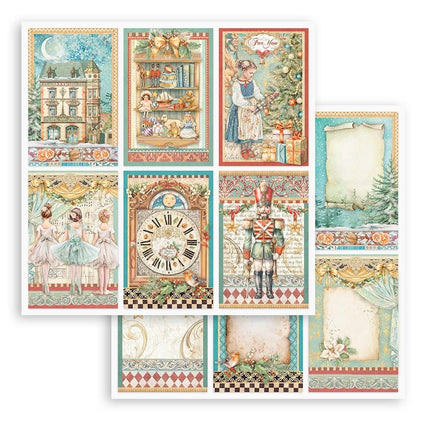 Dubbelzijdig Scrapbook Papier - The Nutcracker 6 cards