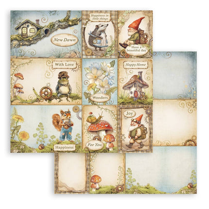 Dubbelzijdig Scrapbook Papier - Hidden Grove cards