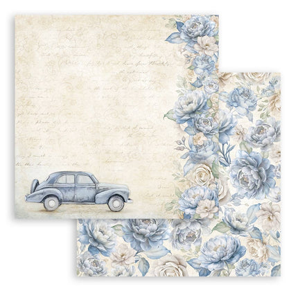Dubbelzijdig Scrapbook Papier - Timeless vintage car