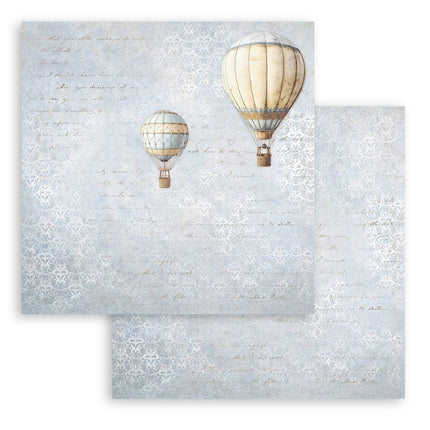Dubbelzijdig Scrapbook Papier - Timeless air balloons