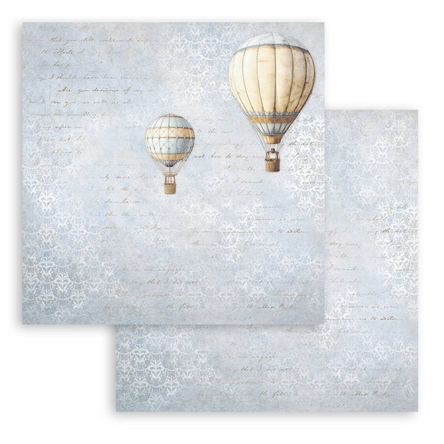 Dubbelzijdig Scrapbook Papier - Timeless air balloons