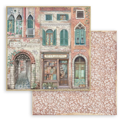 Dubbelzijdig Scrapbook Papier - Venice City of Art Antica Legatoria