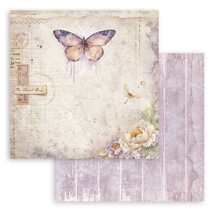 Dubbelzijdig Scrapbook Papier - Quiet Days butterfly