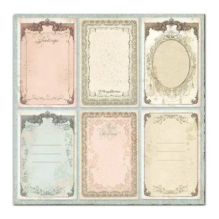 Dubbelzijdig Papier Pink Christmas cards
