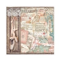 Dubbelzijdig Scrapbook Papier - Passion ballet shoes
