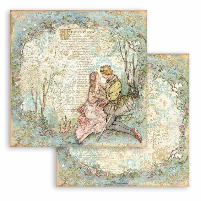 Dubbelzijdig Scrapbook Papier - Sleeping Beauty lovers